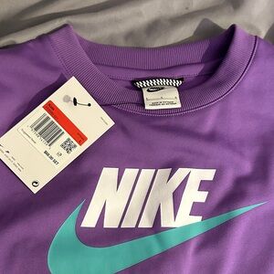 Nike Kids Sweatshirt in Lavender and Aqua